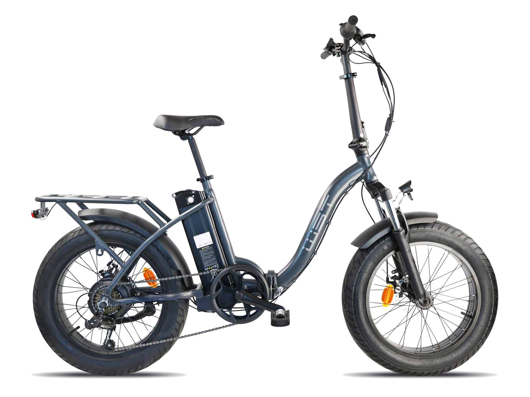 DE011 GRIS WEB DE011 - 20" E-BIKE FAT KILAUEA E-2800 PLEGABLE 6-VEL - Imagen 1